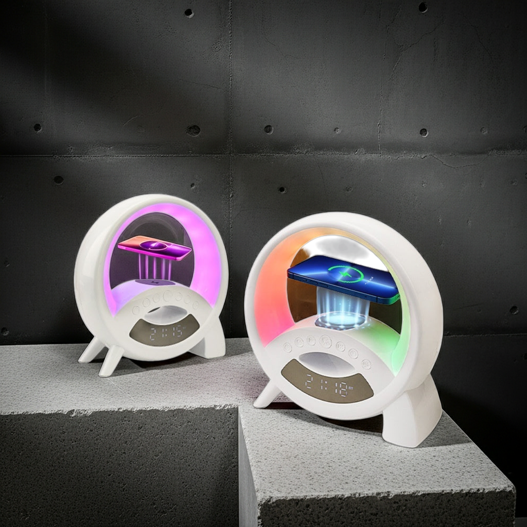 Digitale Wecker-Lampe mit Display und Nachtlicht