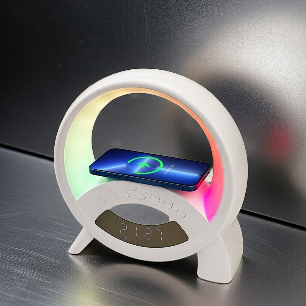 Digitale Wecker-Lampe mit Display und Nachtlicht