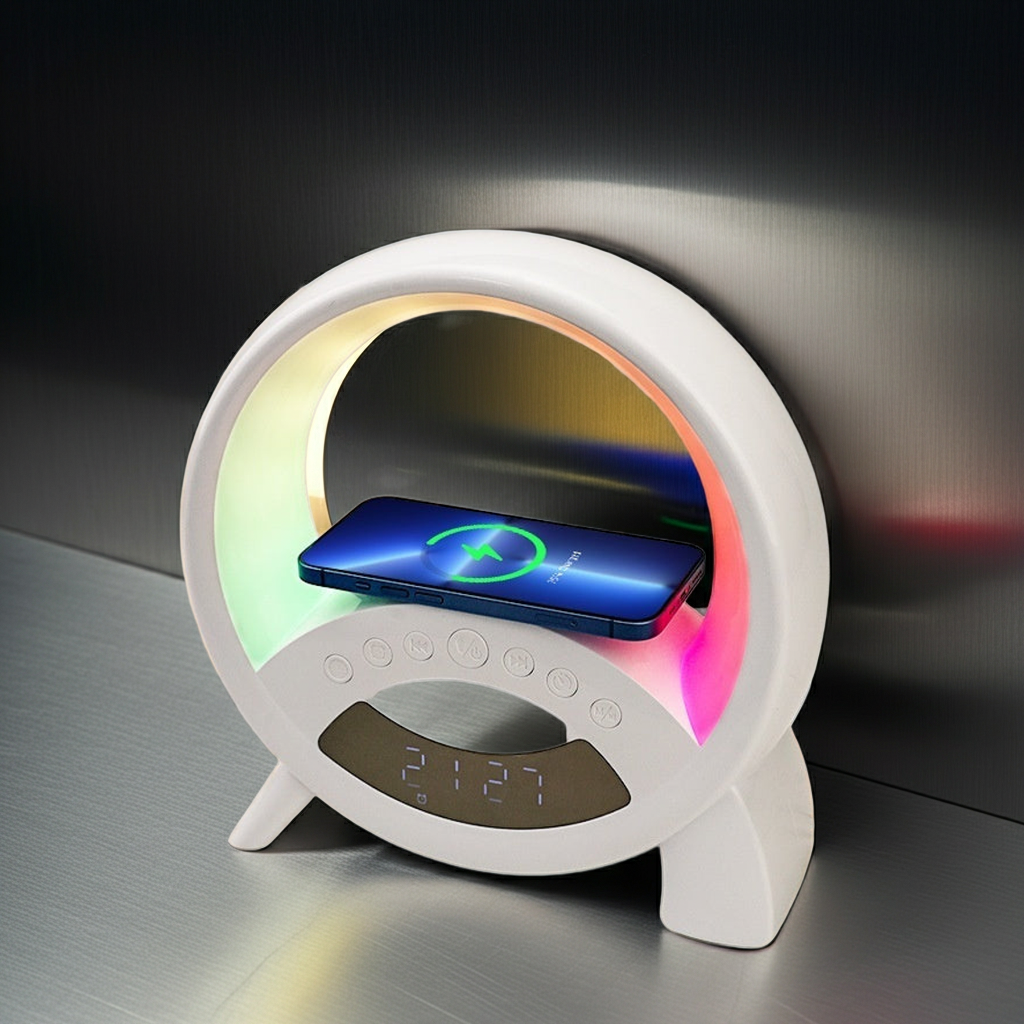 Digitale Wecker-Lampe mit Display und Nachtlicht